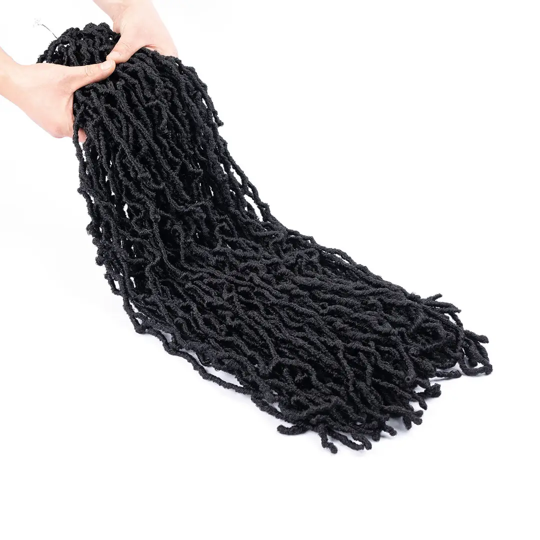 Earthworm Crochet Braids Black Long Hair for Women