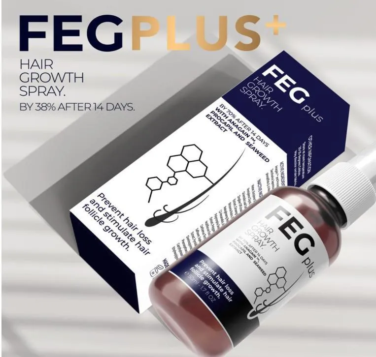 FEG Plus Hair Growth Spray for Thickening & Fall Prevention
