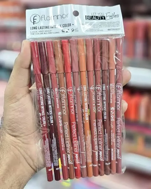 Nude Lip Pencils 6 Shade Long Lasting Bold Color