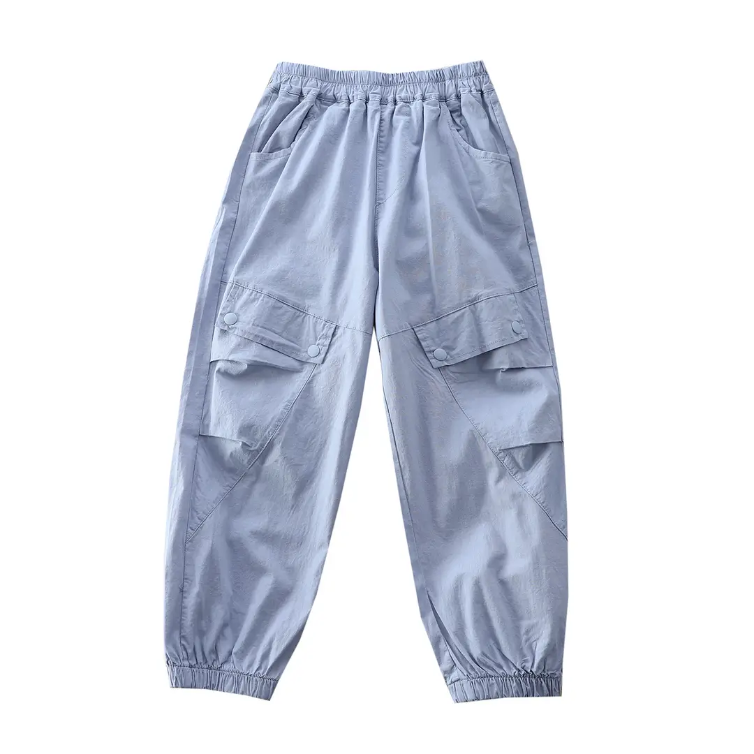 Kids Loose-Fitting Sports Pants Multi Color Summer Wear