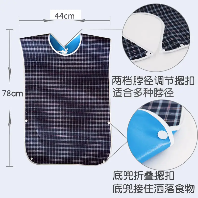 Waterproof Bib for Elderly Family & Guests