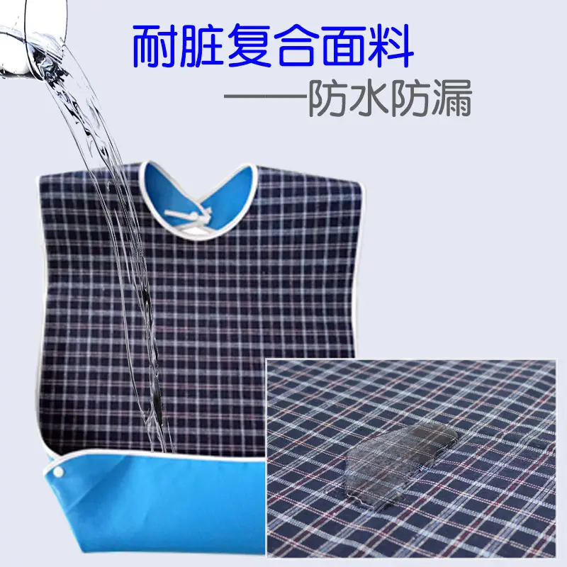 Waterproof Bib for Elderly Family & Guests