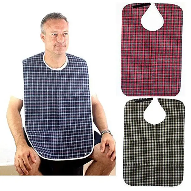 Waterproof Bib for Elderly Family & Guests