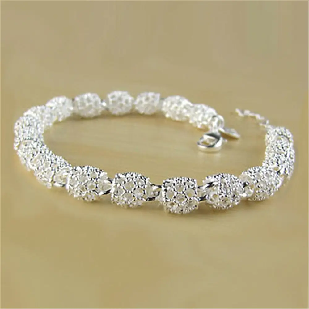 Silver Lace Bracelet for Women Daily Wear or Special Events