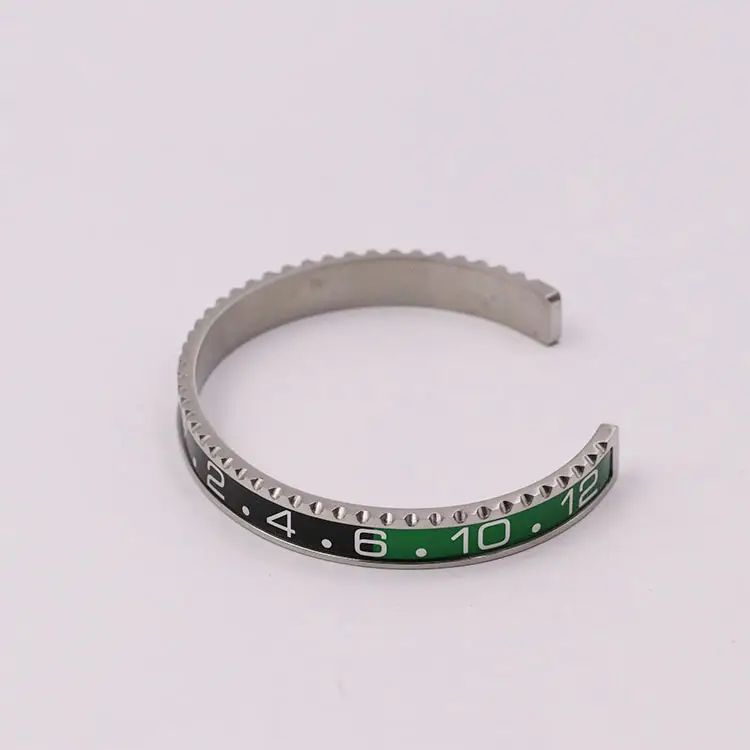 Adjustable C-Bracelets with Roman Numeral Design