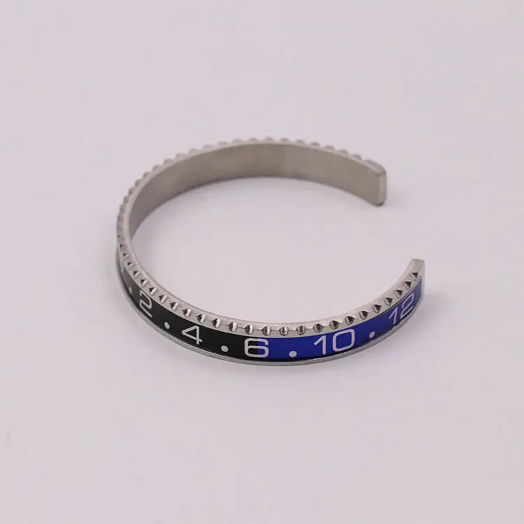 Adjustable C-Bracelets with Roman Numeral Design