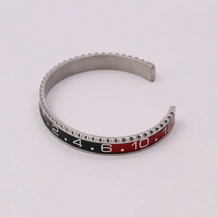 Adjustable C-Bracelets with Roman Numeral Design