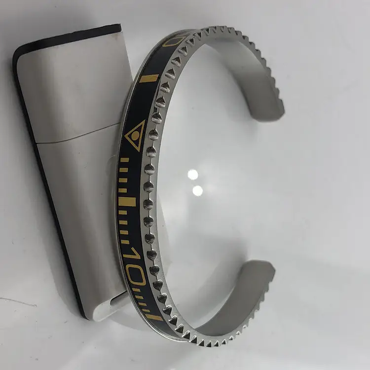 Adjustable C-Bracelets with Roman Numeral Design