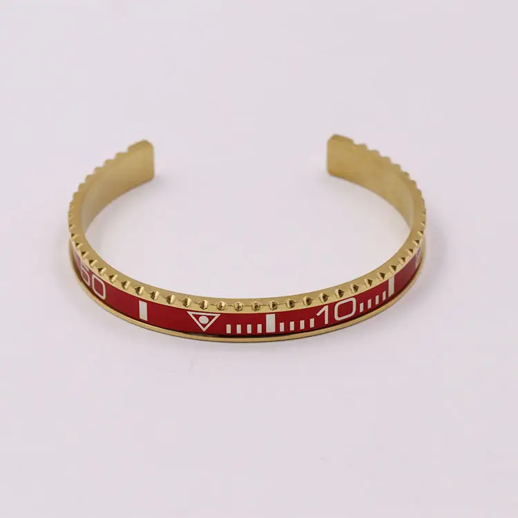 Adjustable C-Bracelets with Roman Numeral Design