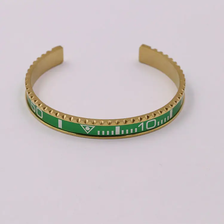 Adjustable C-Bracelets with Roman Numeral Design