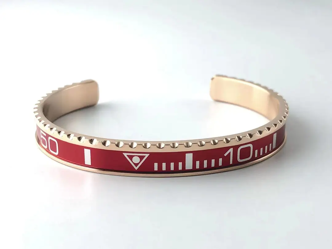 Adjustable C-Bracelets with Roman Numeral Design