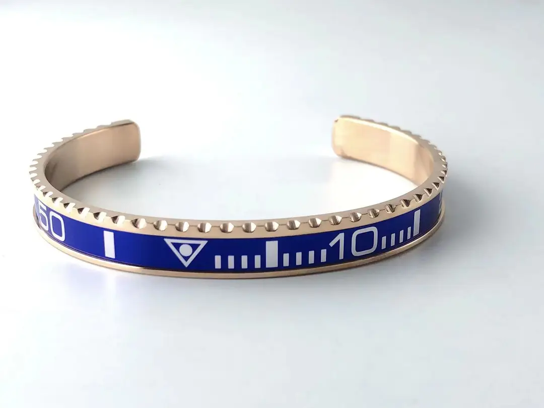Adjustable C-Bracelets with Roman Numeral Design
