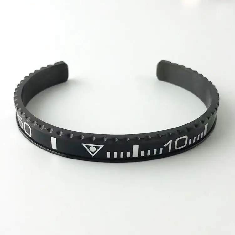 Adjustable C-Bracelets with Roman Numeral Design