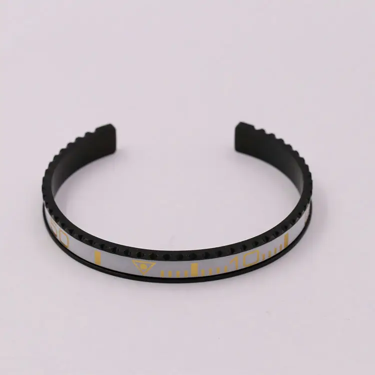 Adjustable C-Bracelets with Roman Numeral Design