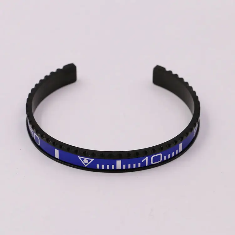 Adjustable C-Bracelets with Roman Numeral Design