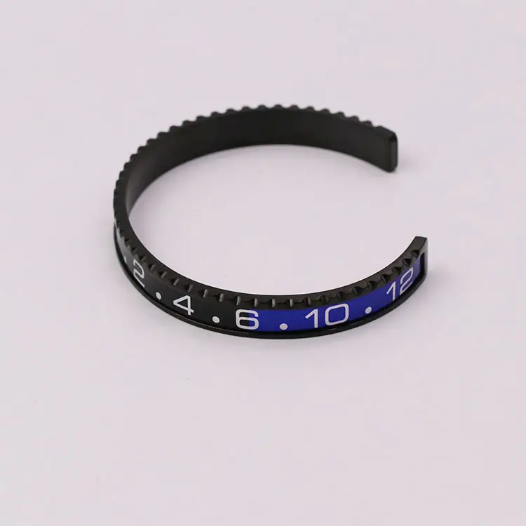 Adjustable C-Bracelets with Roman Numeral Design