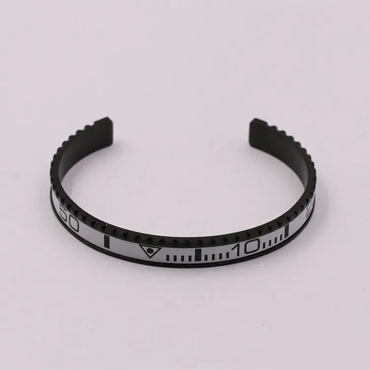Adjustable C-Bracelets with Roman Numeral Design