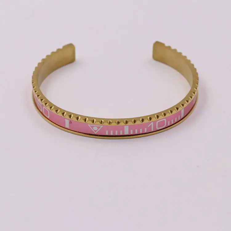 Adjustable C-Bracelets with Roman Numeral Design