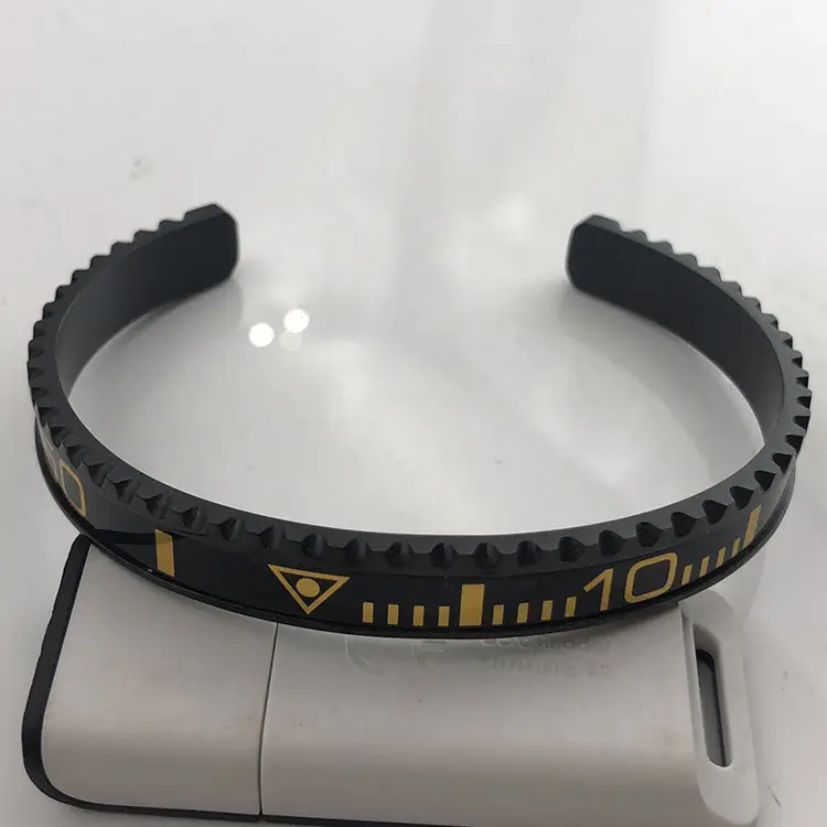 Adjustable C-Bracelets with Roman Numeral Design