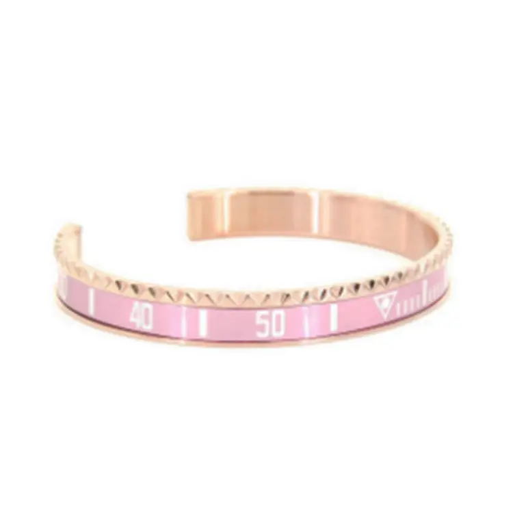 Adjustable C-Bracelets with Roman Numeral Design
