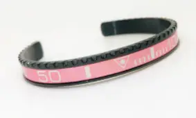 Adjustable C-Bracelets with Roman Numeral Design