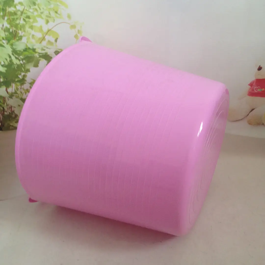 Stackable Plastic Bath Bucket Blue Pink for Kids