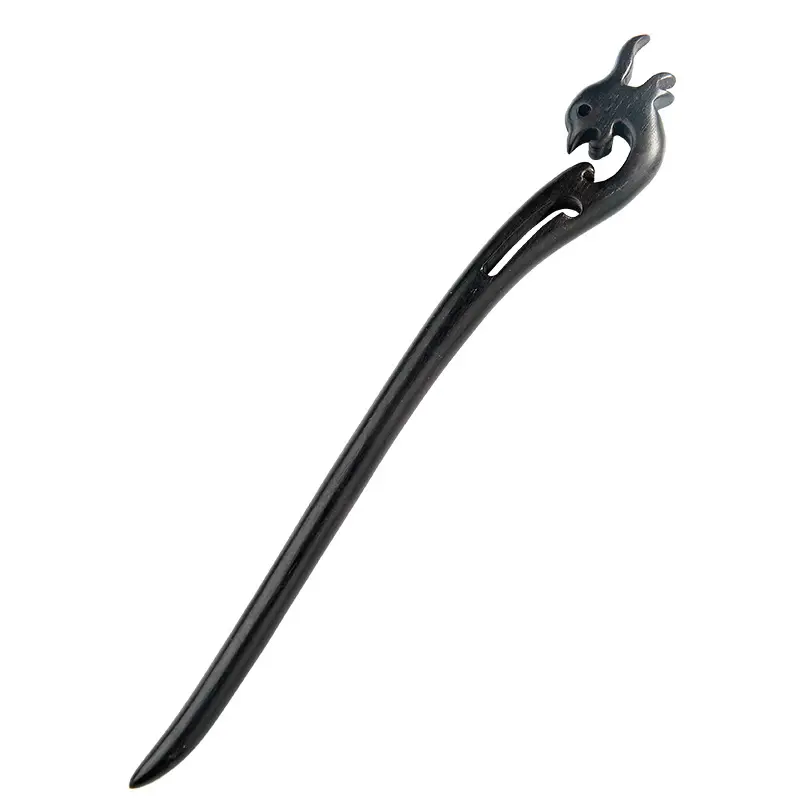 Natural Black Ebony Hairpins for Women