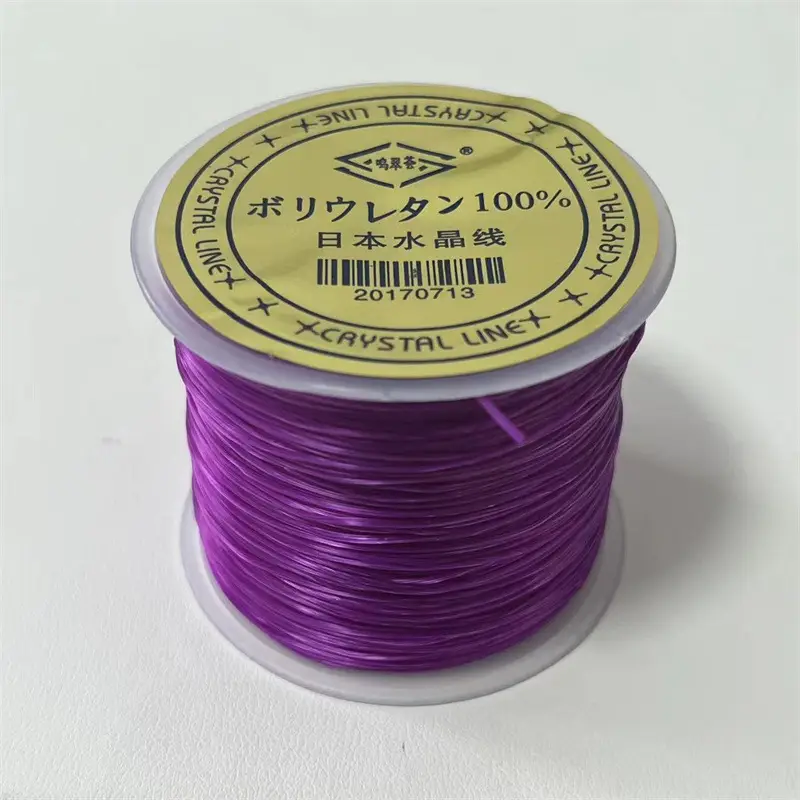 Premium Elastic Line for Bracelets & Jewelry Making - Red Black White