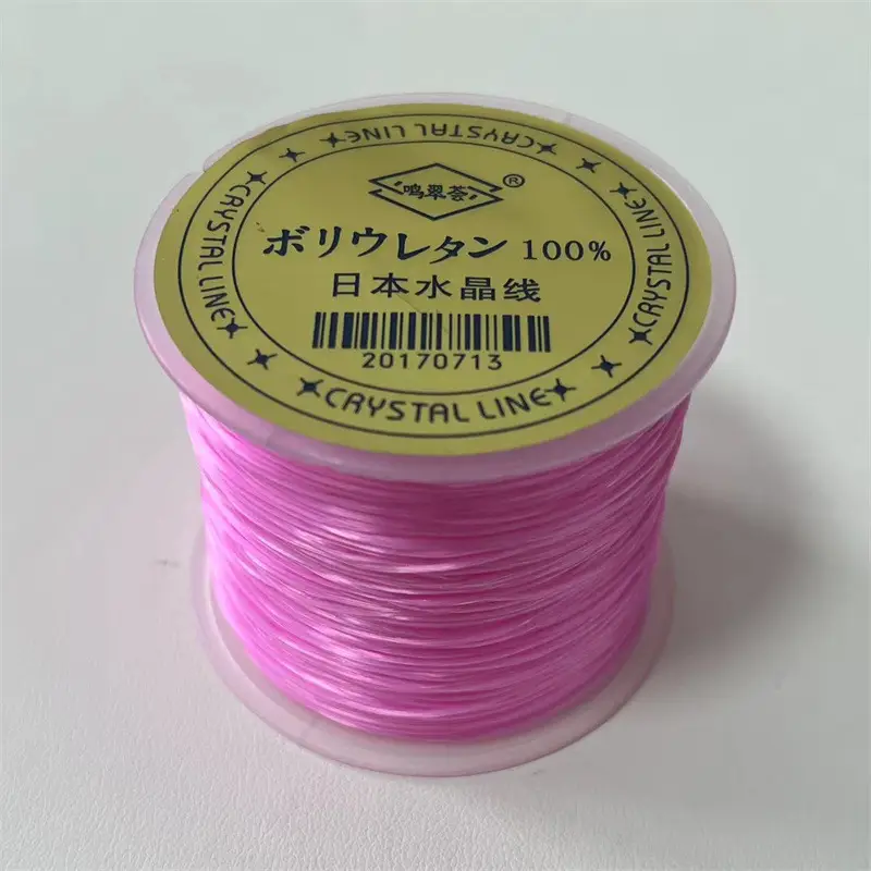 Premium Elastic Line for Bracelets & Jewelry Making - Red Black White