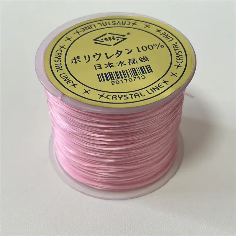 Premium Elastic Line for Bracelets & Jewelry Making - Red Black White