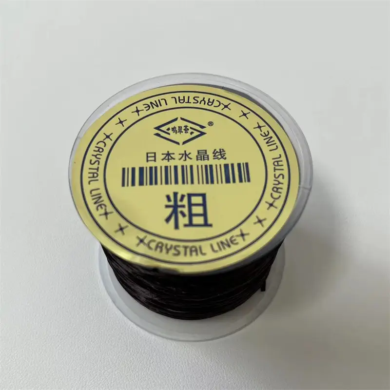 Premium Elastic Line for Bracelets & Jewelry Making - Red Black White
