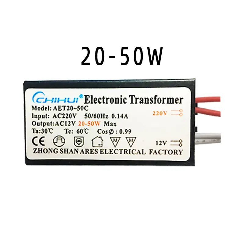 Chiluh Electronic Transformer 12V AC220V 90%Efficiency