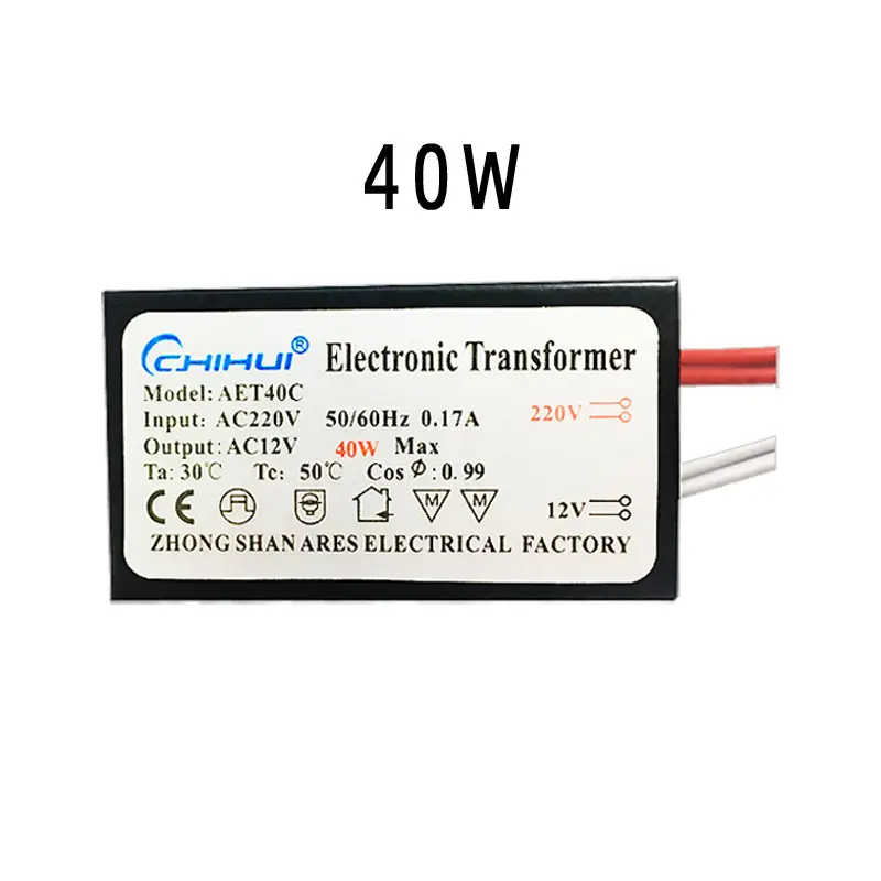 Chiluh Electronic Transformer 12V AC220V 90%Efficiency