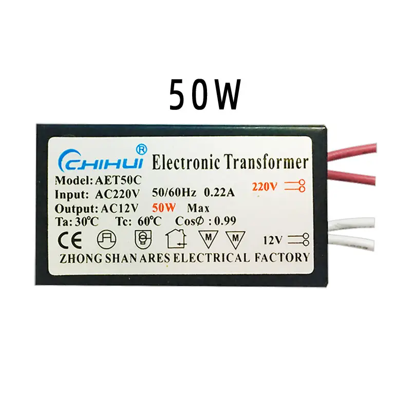 Chiluh Electronic Transformer 12V AC220V 90%Efficiency