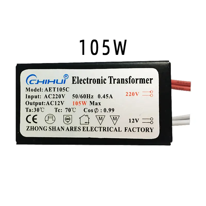 Chiluh Electronic Transformer 12V AC220V 90%Efficiency