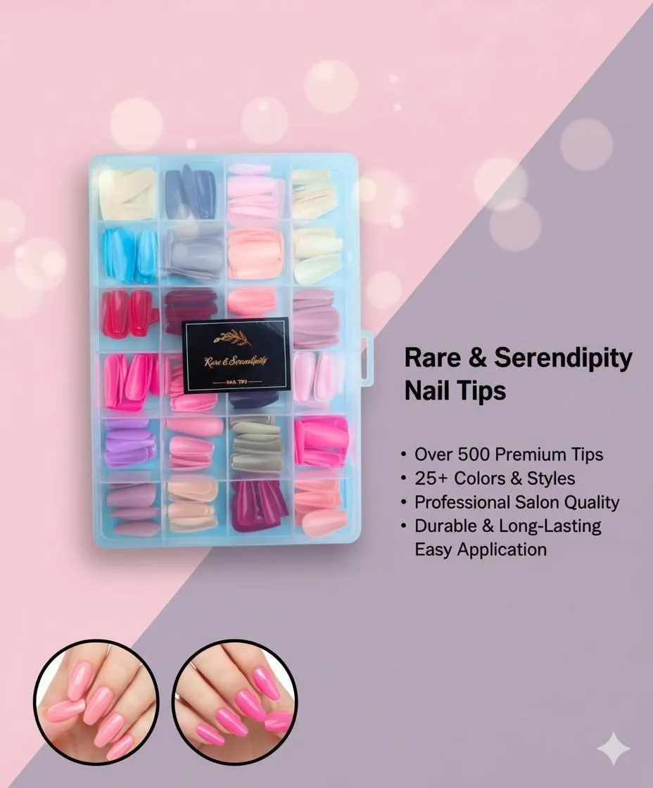 Nail Art Set 24 Colors Professional Salon Quality ABS Fake Nails