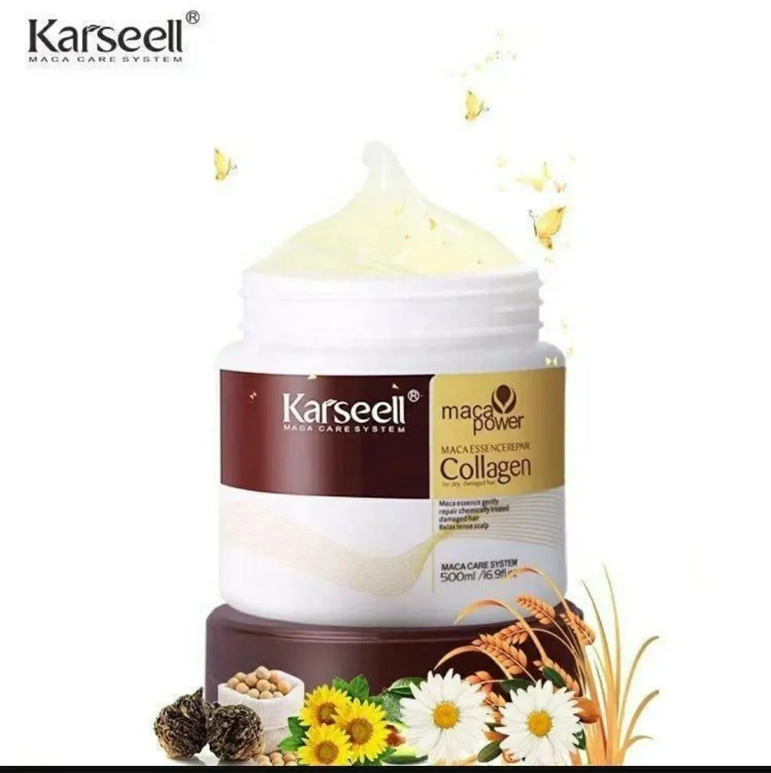 Karaseel Wheat Protein Hair Mask 500ml Frizz Control