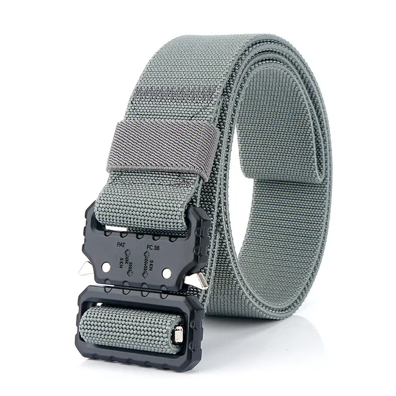 TUSHI Tactical Elastic Belt Khaki Casual Pants Belt