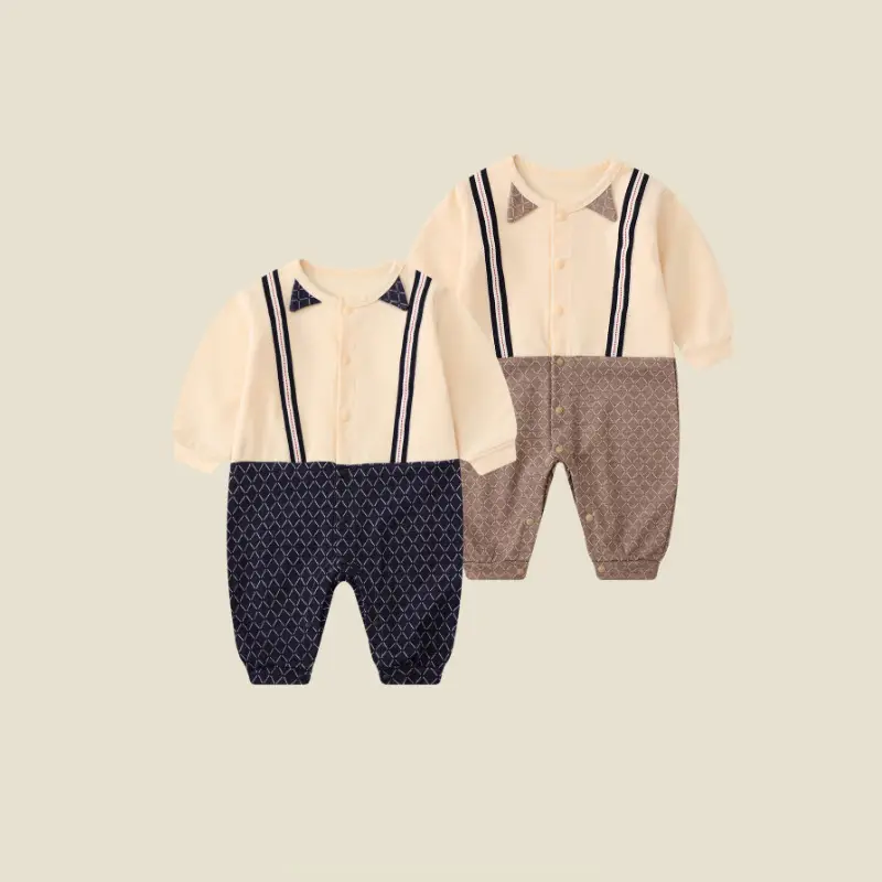 Baby Jumpsuits Cotton Set for Boys Girls Spring Autumn Wear