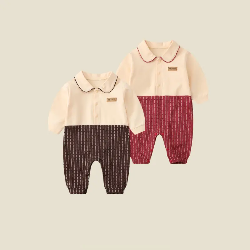 Baby Jumpsuits Cotton Set for Boys Girls Spring Autumn Wear