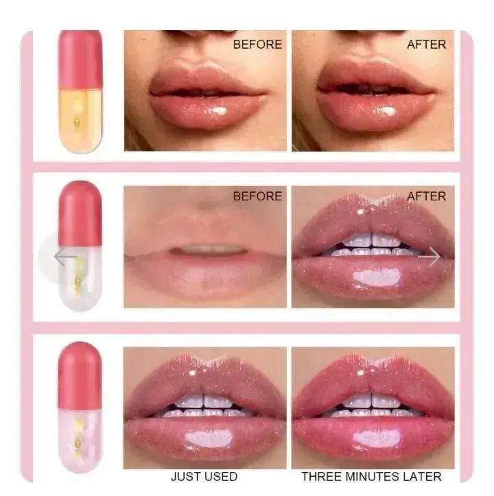 Gegemoon Moisturizing Shiny Lip Oil 3 Pack