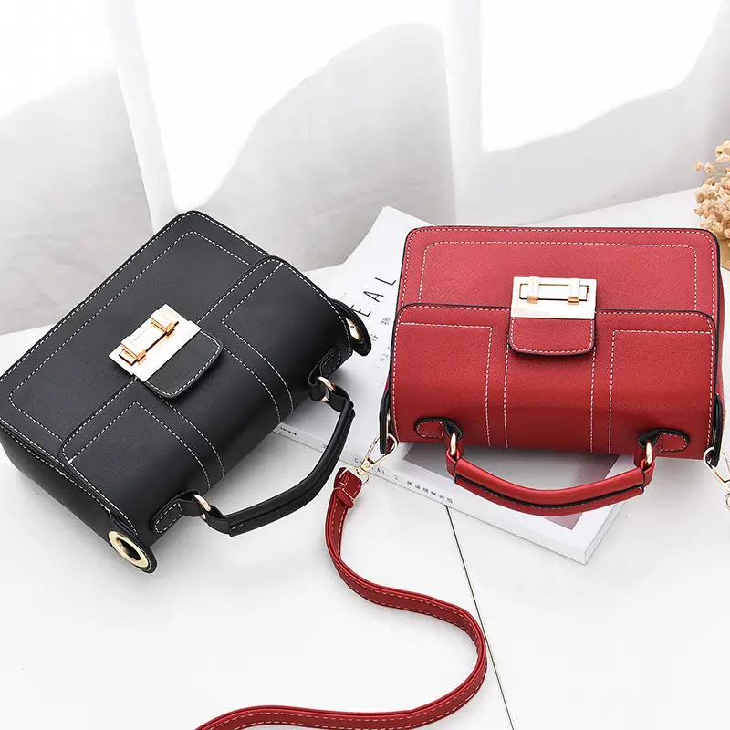 Black Crossbody Bag Women's Polyester Daily Use