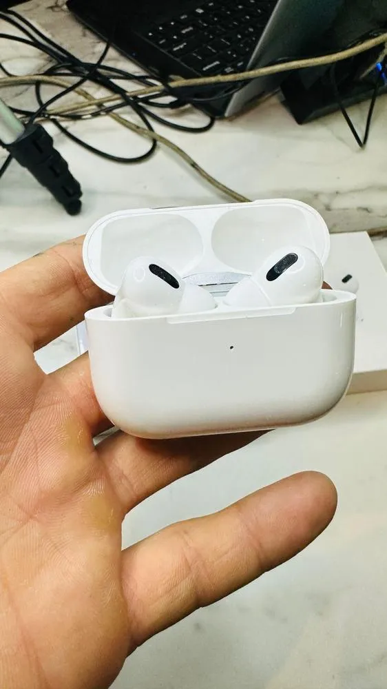 White Active Noise Cancelling Airpods Bluetooth 5.3