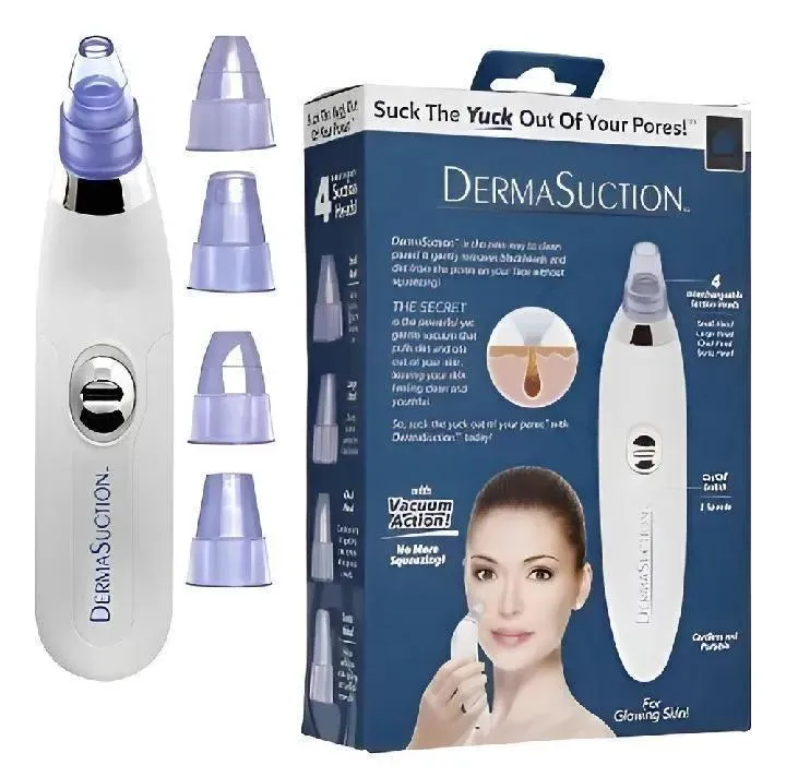 Derma Suction Tool for Pore Cleansing White Rose Gold