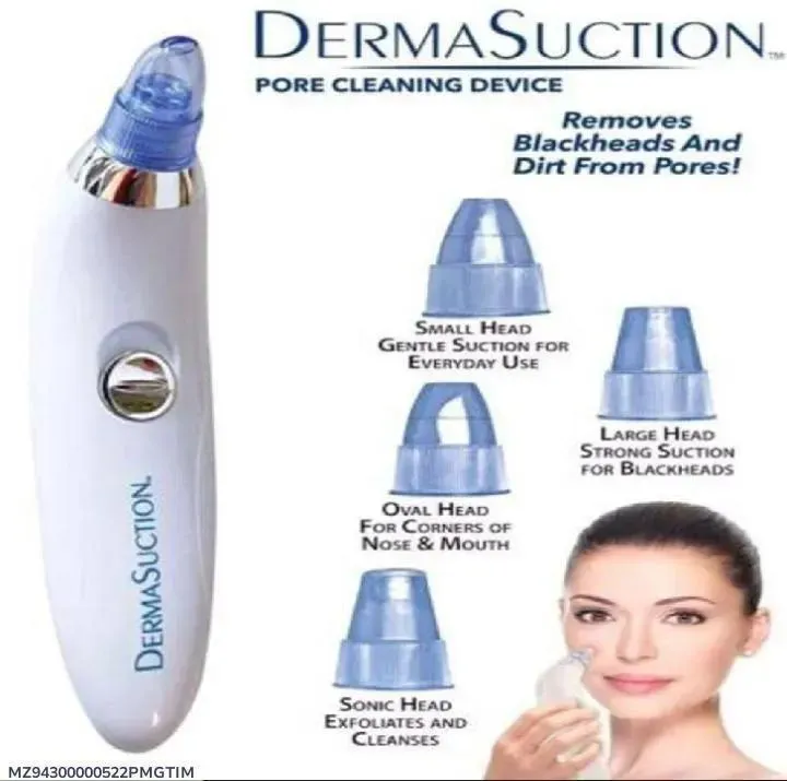 Derma Suction Tool for Pore Cleansing White Rose Gold