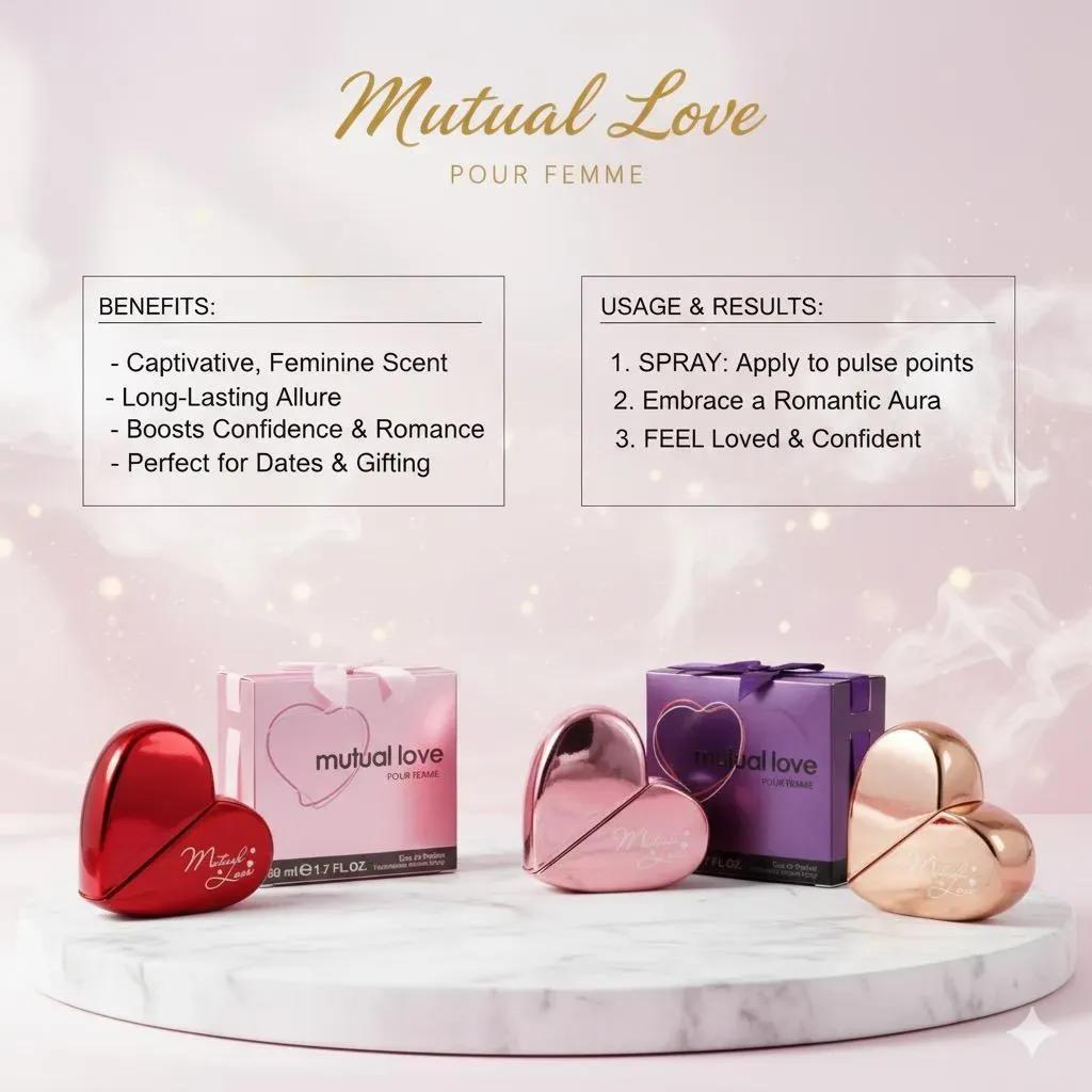 Mutual Love Femme Perfume 50ml Pink Long Lasting