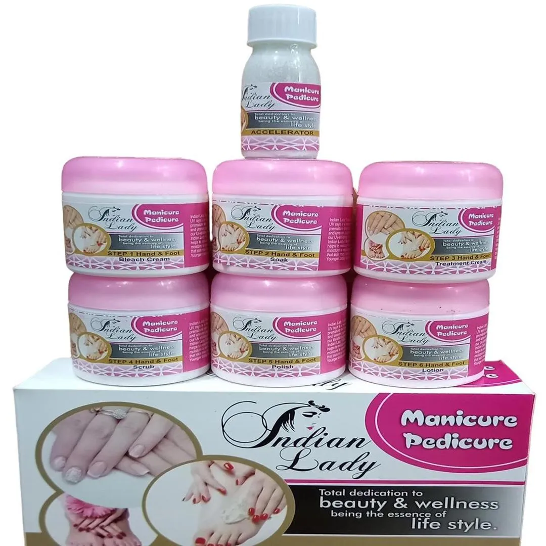 Pakistani Manicure & Pedicure Kit with 6 Steps for Smooth Hands & Feet