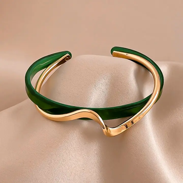 Rose Gold Zircon Bracelets Set for Women