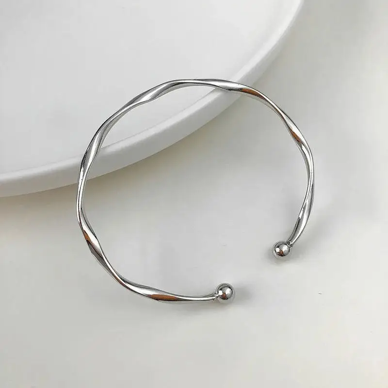 Rose Gold Zircon Bracelets Set for Women