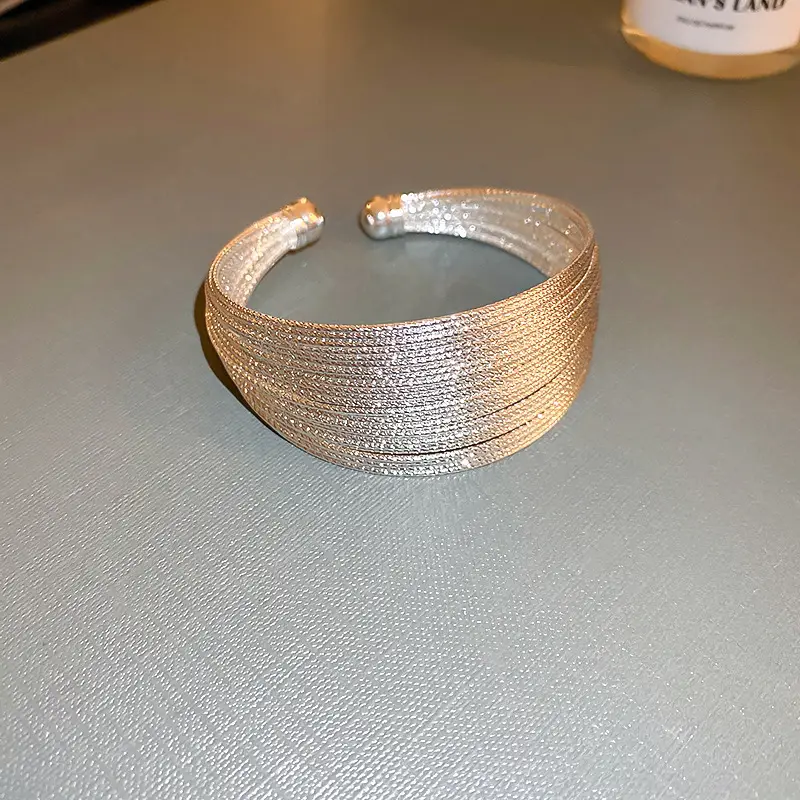 Rose Gold Zircon Bracelets Set for Women